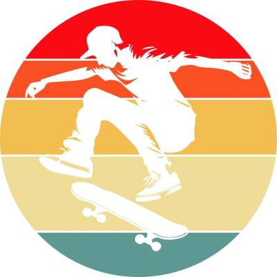 DTF nažehľovačka DTF transfer/nažehľovačka Skate 2 Rozmer: A5
