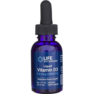 Life Extension Vitamín D3 2000 IU Mint 29,57 ml