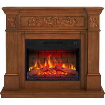 ArtiFlame Elektrický volně stojící krb s topením 1800 W hnědý