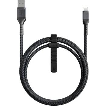 Nomad Kevlar USB-A to Lightning Cable - здрав кевларен кабел за устройства с Lightning порт (150 см) (черен)