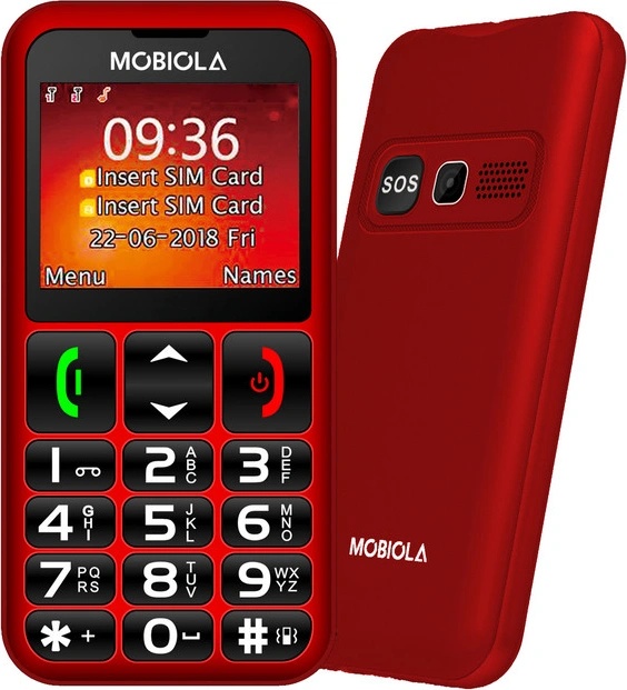 Mobiola MB700 Senior Red