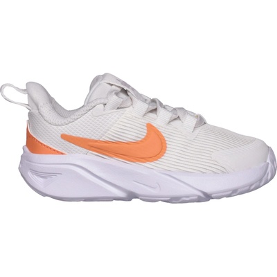 Nike detská voľnočasová obuv Star Runner 4 biela oranžová