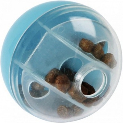 Hračka pro kočky TRIXIE - míček na pamlsky 5cm (MIX BAREV)