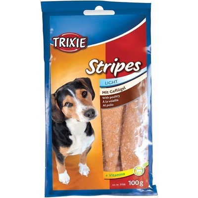 Trixie Stripes- Hydinové plátky 100 g 10 ks