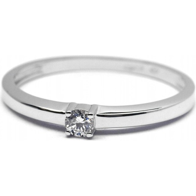 Klenoty Budín Luxusní diamantový zásnubní prsten s diamantem libovolná J 28233 17