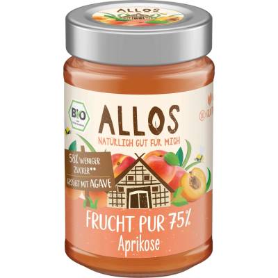 Allos Bio 75% čisté ovoce meruňky 250 g