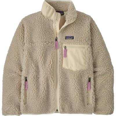 Patagonia Дамско поларено яке Patagonia Women's Classic Retro-X Jacket Fleece jacket - Natural w/Light Violet - размер XXL (105-6523-0616)