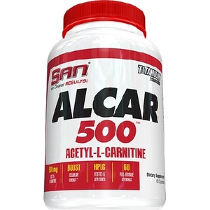 SAN Nutrition Alcar 500 Acetyl L- Carnitine, 60 Capsules