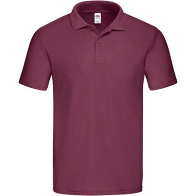 Fruit of the Loom pánska polokošeľa burgundy