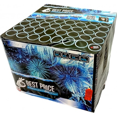 Kompaktný ohňostroj Best price Frozen 64 rán 30 mm