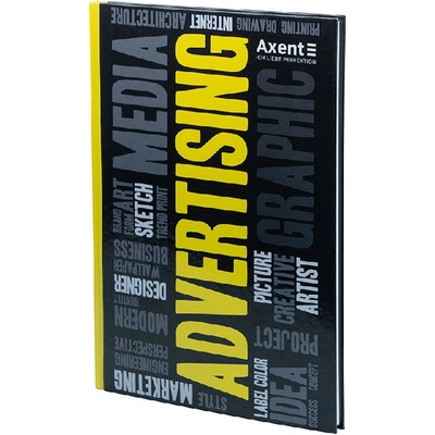 AXENT Тетрадка Axent А4 80л. Тв. К. Квадр Color Adv (1120521-02-8421-06-A)