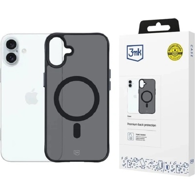 3mk Protection Калъф 3mk - Smoke, iPhone 16 Plus, черен (5903108586665)