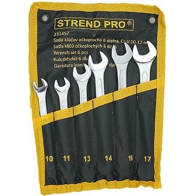 Sada kľúčov Strend Pro HR31581 očkoplochá, 6 dielna, Cr-V, 10-17 mm