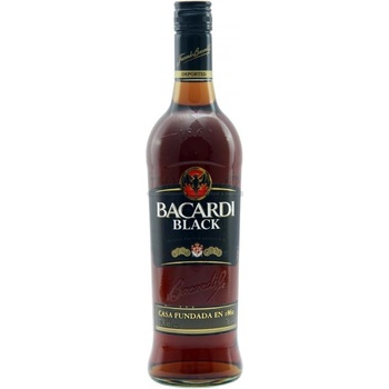 Bacardi Carta Negra 40% 1 l (holá láhev)