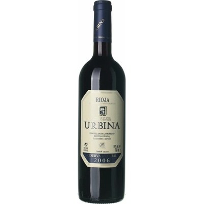 Bodegas Urbina Rioja DOC suché červené 2006 14% 0,75 l (holá láhev)