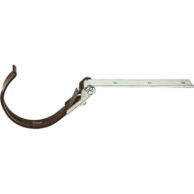Marley Okapový držák s otočným kloubem 125 mm pozink 076393 hnědý