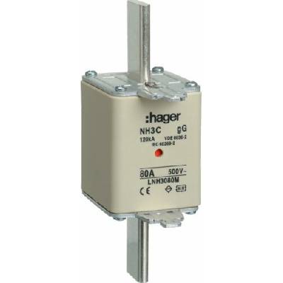 Hager Pojistková vložka NH3C 80A 500V gG (LNH3080M)