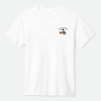 Brixton tričko Stride S/S Tlrt White
