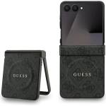 GUESS Гръб Guess PU Leather 4G Colored Ring Magnetic Case за Samsung Galaxy Z Flip 7 - Кафяв