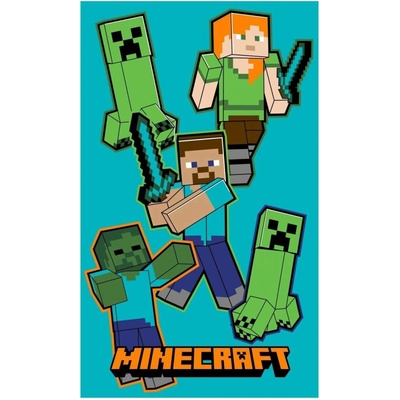 Jerry Fabrics dětský ručník Minecraft Crawler 30 x 50 cm