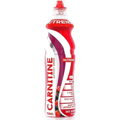Nutrend CARNITINE ACTIVITY DRINK s kofeínom mi x berry 750 ml
