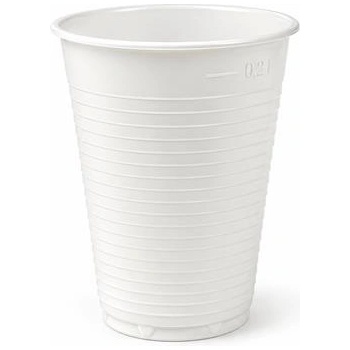 Пластмасова чаша, 2 dl, 100 бр. , бяла SM-CS-7359 (SM-CS-7359)