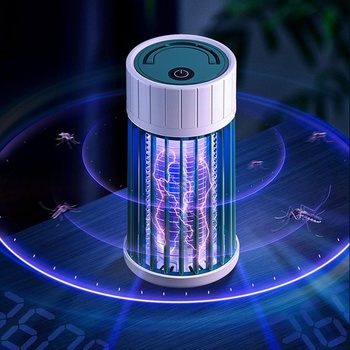 Преносима лампа за комари BG-003, 2в1, Уред против комари и нощна лампа, 2000mAh батерия, USB зареждане (BG-003)