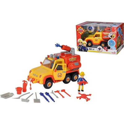 Simba Toys Simba Sam Venus 2.0 пожарникарски камион играчка превозно средство, жълт/оранжев. с фигурки (109251094)