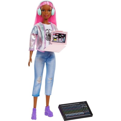 Barbie Hudobná producentka černoška