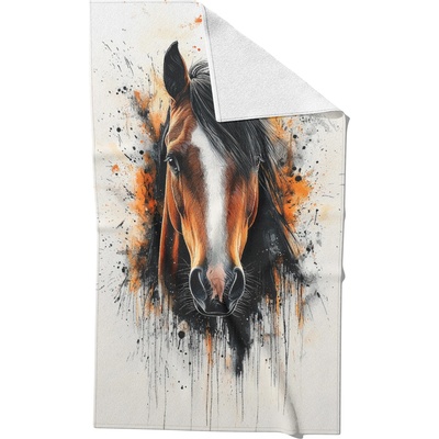 Takoy HT-00167 Rýchloschnúci uterák kôň akvarel 30 x 50 cm