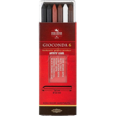 Koh-i-noor Gioconda barevné tuhy 4869/I 5,6mm 6ks