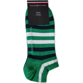 Image 1 of Tommy Hilfiger Чорапи Tommy Hilfiger Men's Duo Striped Trainer Socks - Olympic Green