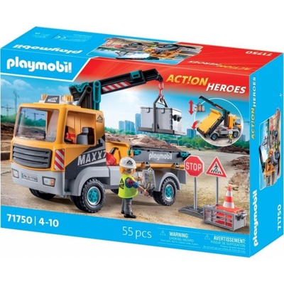 Playmobil 71750 Nákladní auto s jeřábem – Zboží Živě