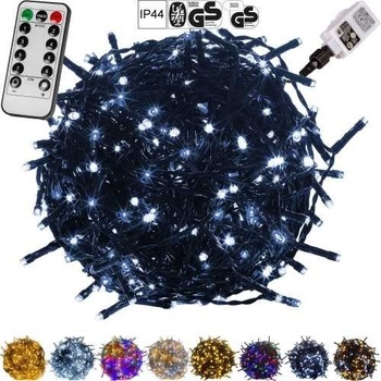 Voltronic Vianočná reťaz 5 m 50 LED studená biela ovládač