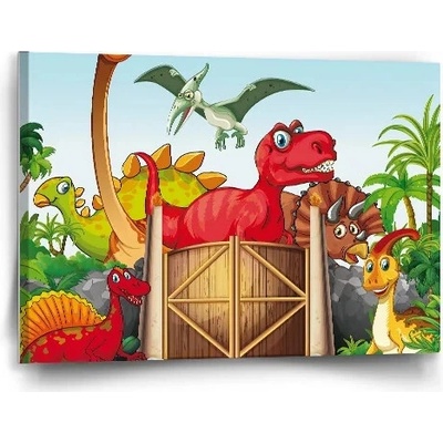 Sablio Obraz Dinosauri 4 - 60x40 cm