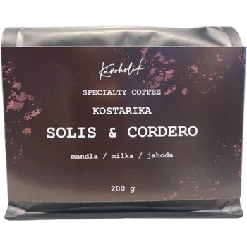 KÁVOHOLIK Kostarika Solis & Cordero black honey 200 g