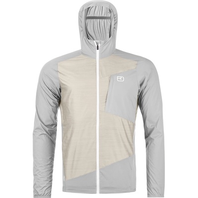 Ortovox Мъжко вълнено яке Ortovox Trace Windbreaker Jacket Softshell jacket - White Tea (005-7087-0311)