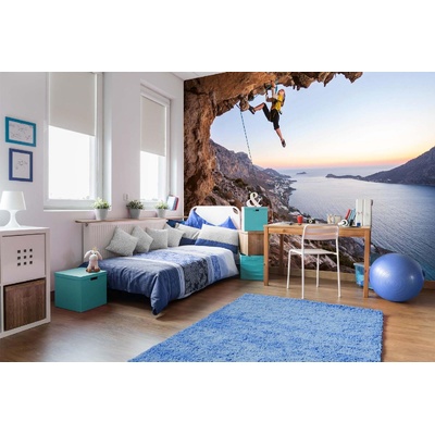 DIMEX ART Самозалепваща се флизелинова фототапета алпинизъм 375 x 250 см