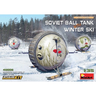Miniart Soviet Ball Tank with Winter Ski. Interior Kit 1:35