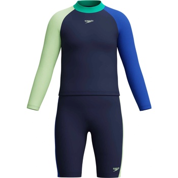 Speedo Комплект 2 части с uv защита kids l/s clrblck rash
