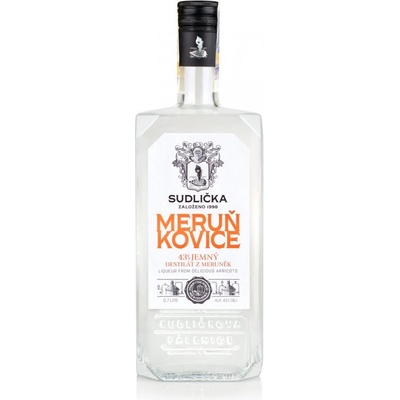 Sudličkova pálenice Sudličkova Meruňkovice 43% 0,7 l (holá láhev)