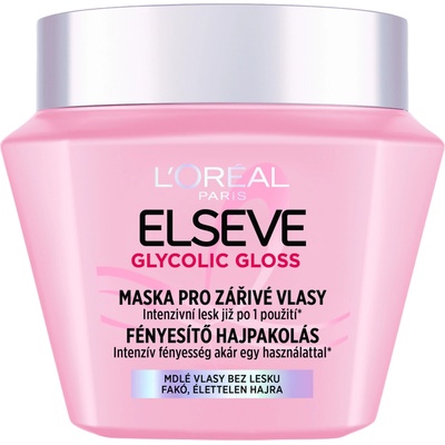 L'Oréal Paris Elseve Glycolic Gloss Maska pre žiarivé vlasy 300 ml