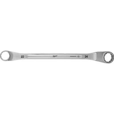 Milwaukee Obojstanný očkový vyhnutý kľúč 22 mm x 24 mm zahnutý 75°, 4932492751
