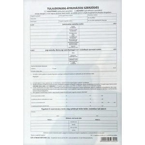 VECTRALINE Формуляр за договор за покупко-продажба (прехвърляне на собствеността) на лек автомобил vectraline a/4, състоящ се от 4 екземпляра arend3/2012/uj (arend3/2012/uj)