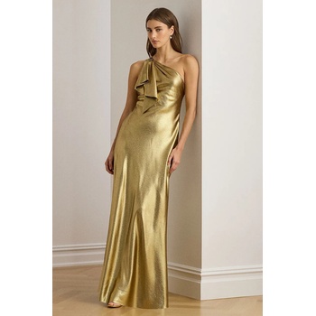 Ralph Lauren Рокля Lauren Ralph Lauren в златисто дълга със стандартна кройка 253918412 (253918412)