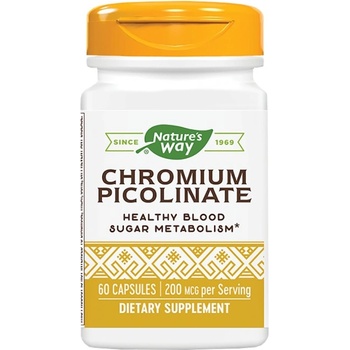 Image 1 of Nature's Way Chromium Picolinate 200 mcg [60 капсули]