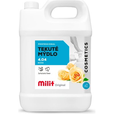 Milit tekuté mýdlo růže 5 l
