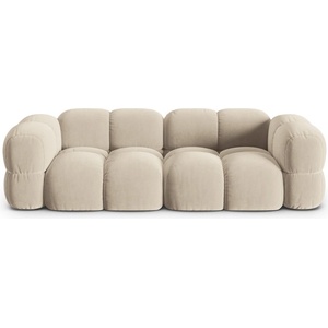 Cosmopolitan Design Бежов кадифен диван 250 cm Loretto - Cosmopolitan Design (COS_4S_120_F1_LORETTO1)