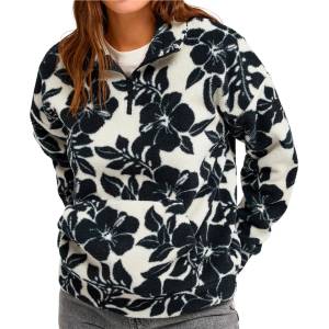 Roxy Дамски поларен пуловер Roxy Women's Live Out Loud Fleece jumper - Anthracite Polar Mo (105-7380-0113)