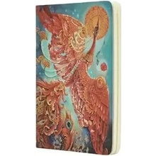 Paperblanks Sešit A6 tečkovaný PTÁCI ŠTĚSTÍ Firebird